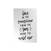 Live in the Sunshine Decoposter